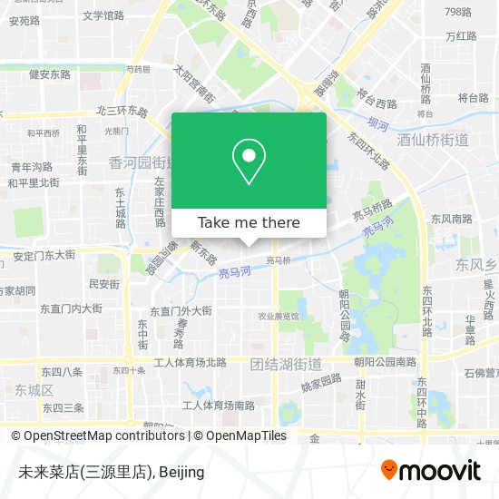 未来菜店(三源里店) map