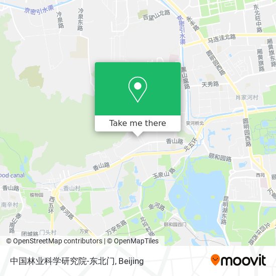 中国林业科学研究院-东北门 map