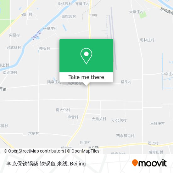 李克保铁锅柴 铁锅鱼 米线 map