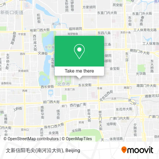 文新信阳毛尖(南河沿大街) map