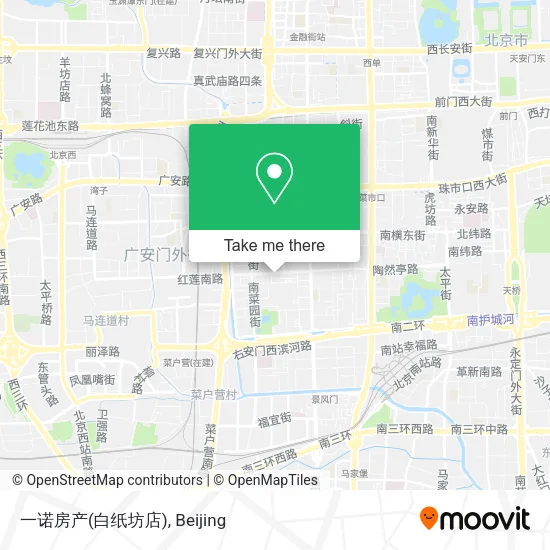 一诺房产(白纸坊店) map