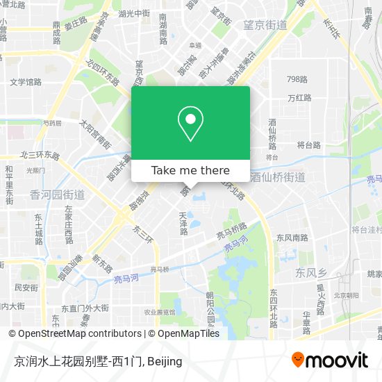 京润水上花园别墅-西1门 map