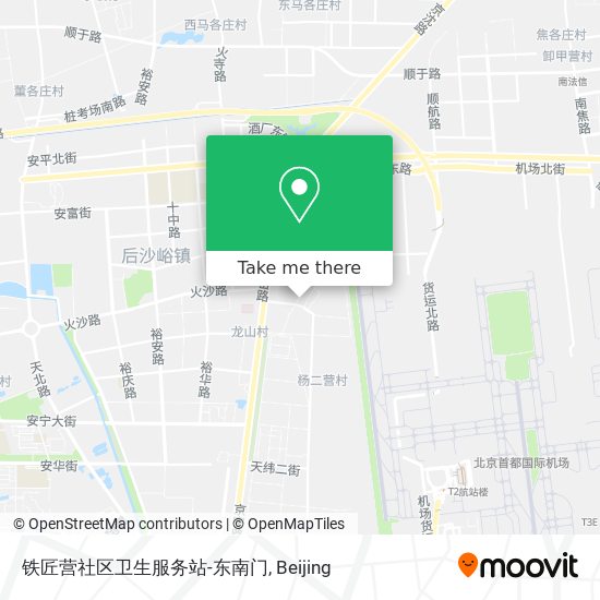 铁匠营社区卫生服务站-东南门 map