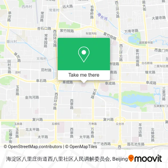 海淀区八里庄街道西八里社区人民调解委员会 map
