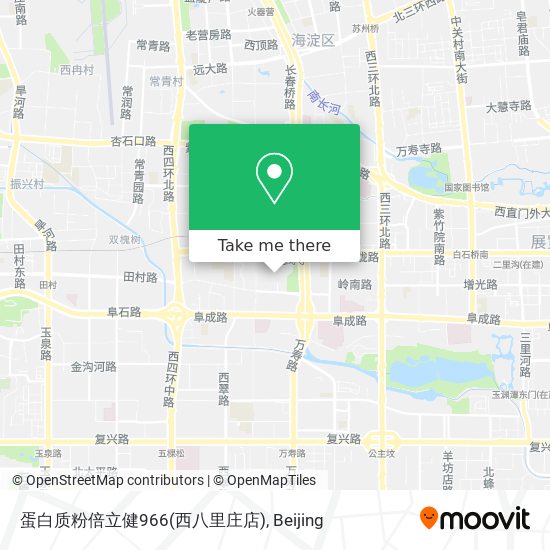 蛋白质粉倍立健966(西八里庄店) map