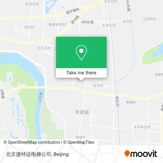 北京捷特达电梯公司 map
