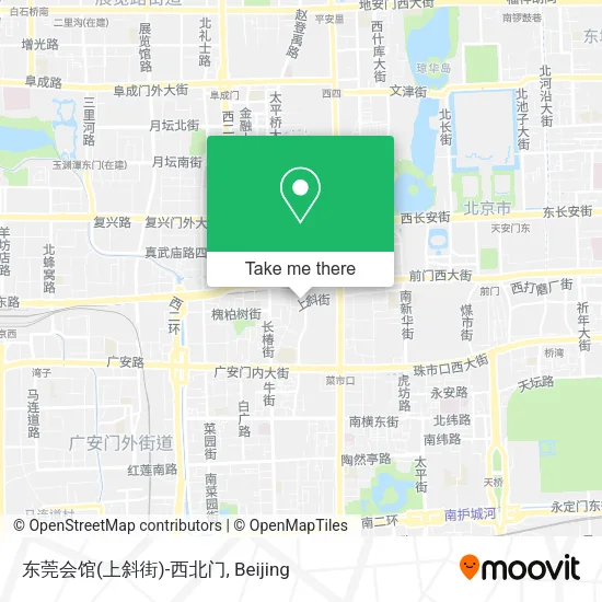 东莞会馆(上斜街)-西北门 map