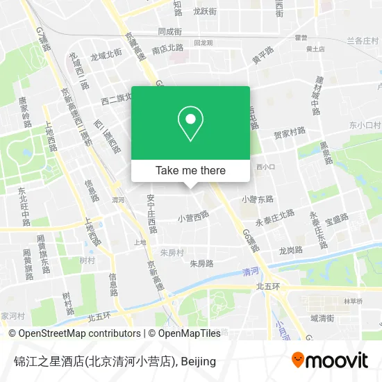 锦江之星酒店(北京清河小营店) map