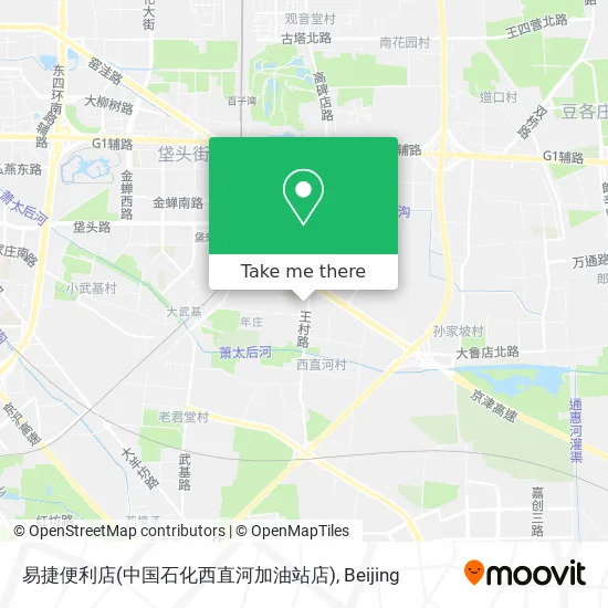 易捷便利店(中国石化西直河加油站店) map