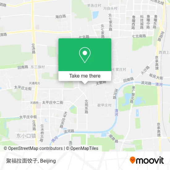 聚福拉面饺子 map