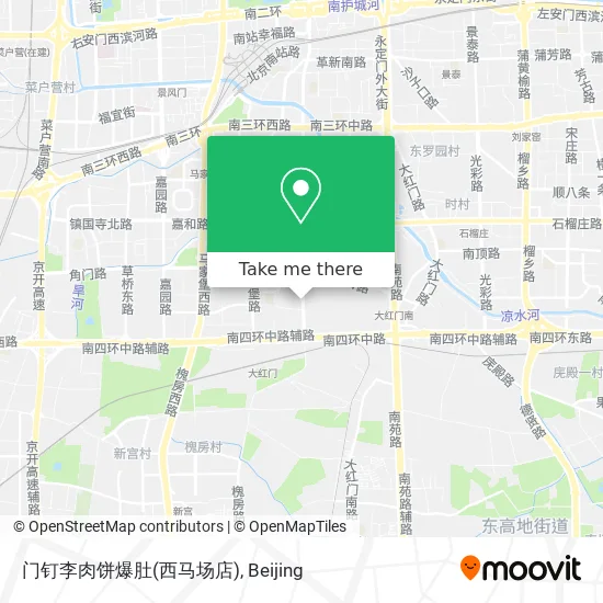 门钉李肉饼爆肚(西马场店) map