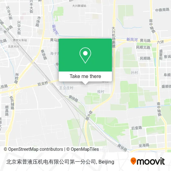 北京索普液压机电有限公司第一分公司 map