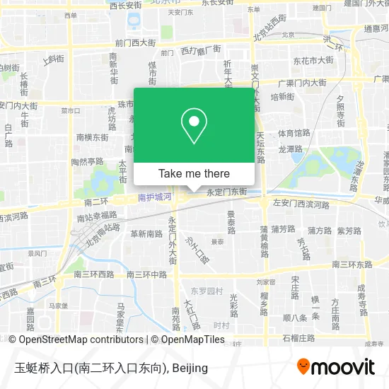 玉蜓桥入口(南二环入口东向) map