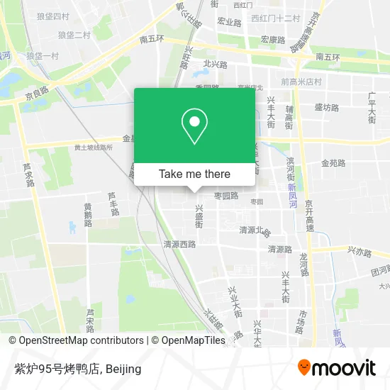 紫炉95号烤鸭店 map