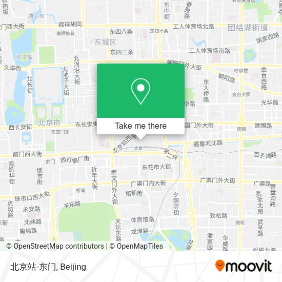 北京站-东门 map