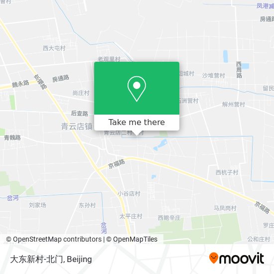 大东新村-北门 map