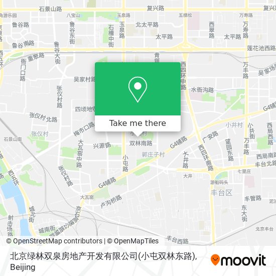 北京绿林双泉房地产开发有限公司(小屯双林东路) map