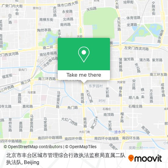 北京市丰台区城市管理综合行政执法监察局直属二队执法队 map