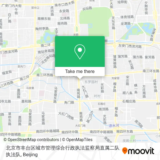 北京市丰台区城市管理综合行政执法监察局直属二队执法队 map