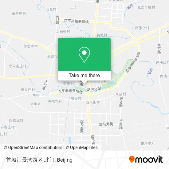 首城汇景湾西区-北门 map