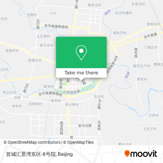 首城汇景湾东区-8号院 map