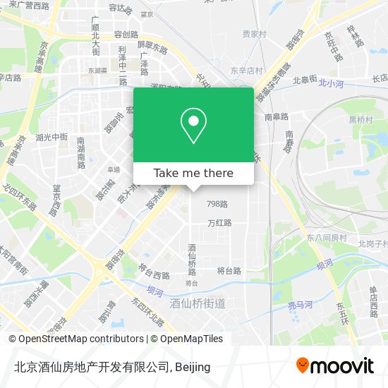 北京酒仙房地产开发有限公司 map