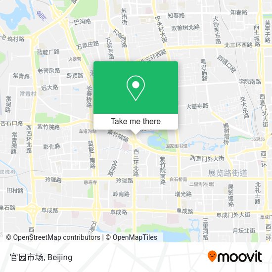 官园市场 map