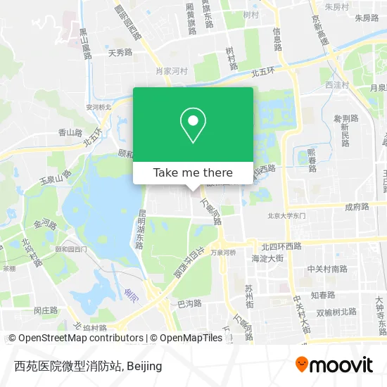 西苑医院微型消防站 map