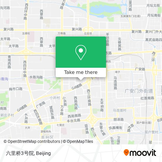 六里桥3号院 map