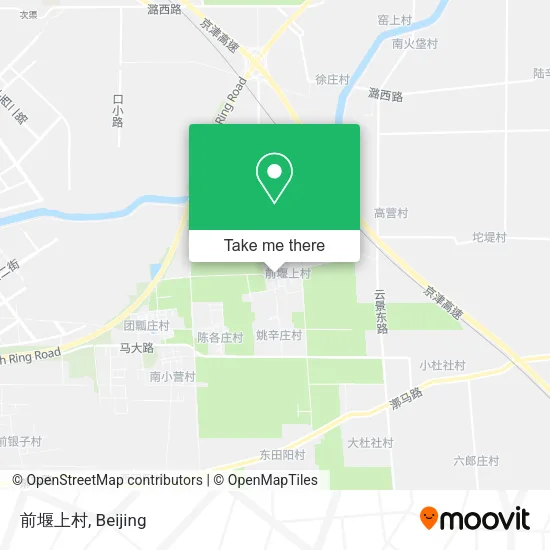 前堰上村 map