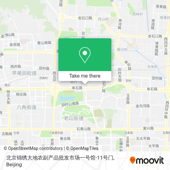 北京锦绣大地农副产品批发市场一号馆-11号门 map