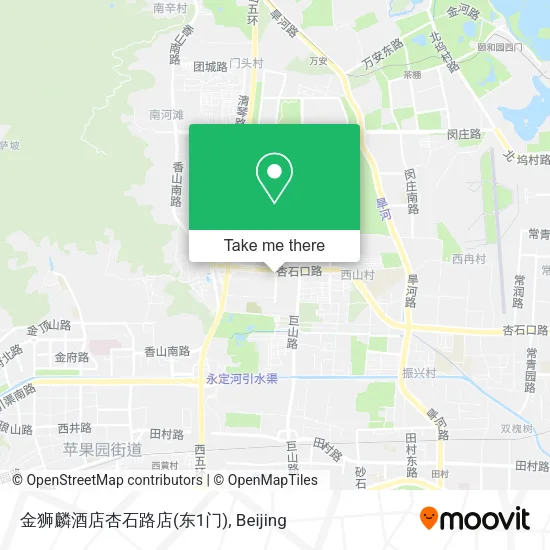 金狮麟酒店杏石路店(东1门) map