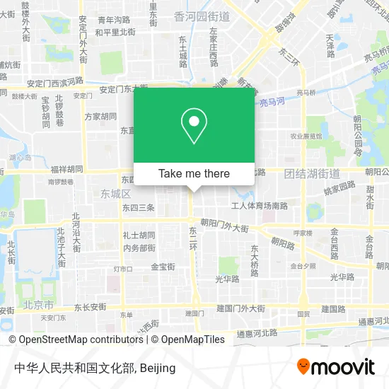 中华人民共和国文化部 map
