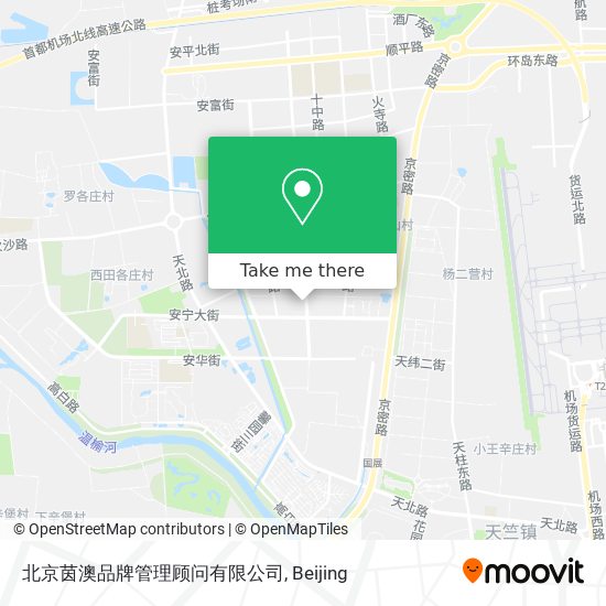 北京茵澳品牌管理顾问有限公司 map