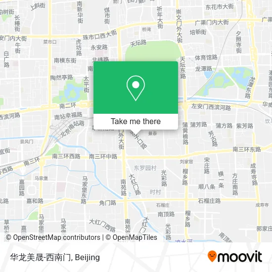 华龙美晟-西南门 map