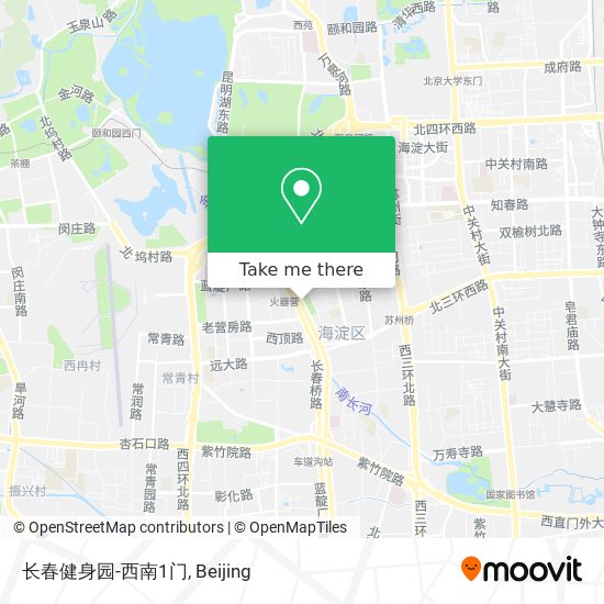 长春健身园-西南1门 map