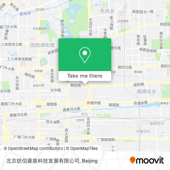 北京纺信菱泉科技发展有限公司 map