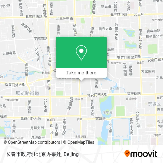 长春市政府驻北京办事处 map