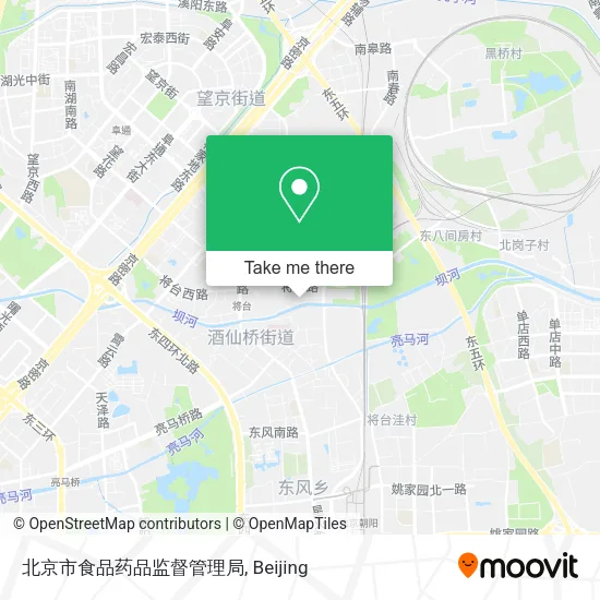 北京市食品药品监督管理局 map