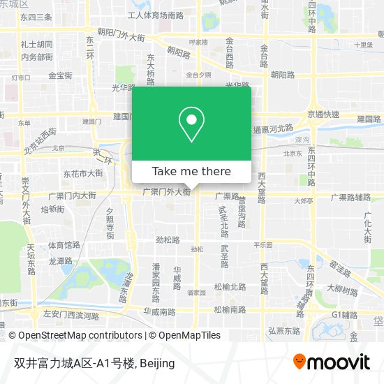 双井富力城A区-A1号楼 map