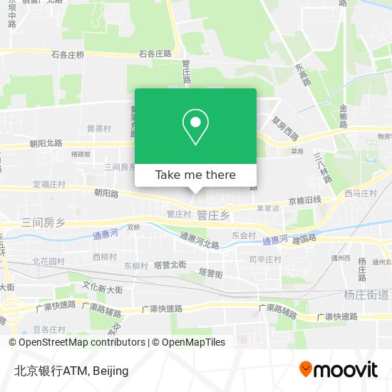 北京银行ATM map