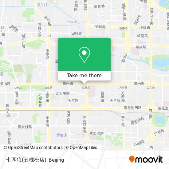 七匹狼(五棵松店) map