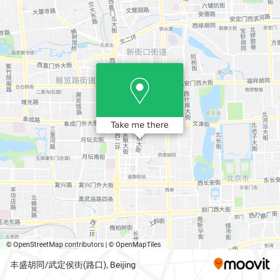 丰盛胡同/武定侯街(路口) map