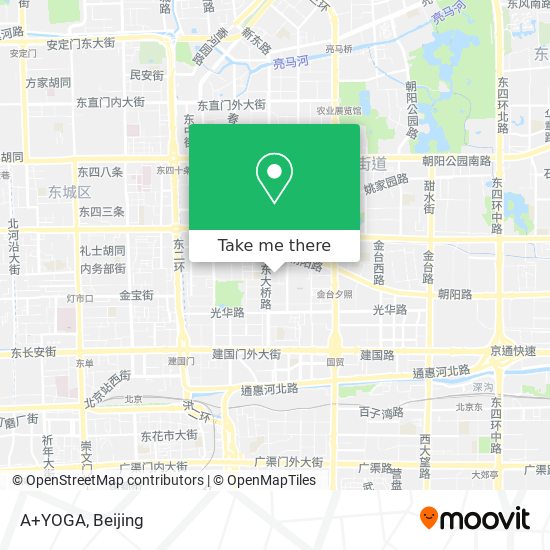 A+YOGA map