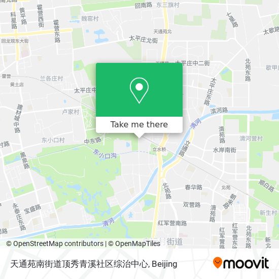 天通苑南街道顶秀青溪社区综治中心 map