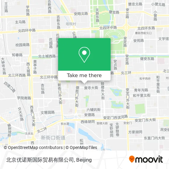 北京优诺斯国际贸易有限公司 map