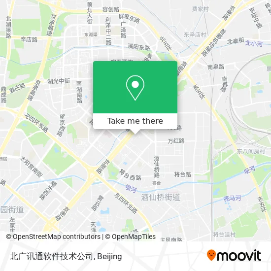 北广讯通软件技术公司 map