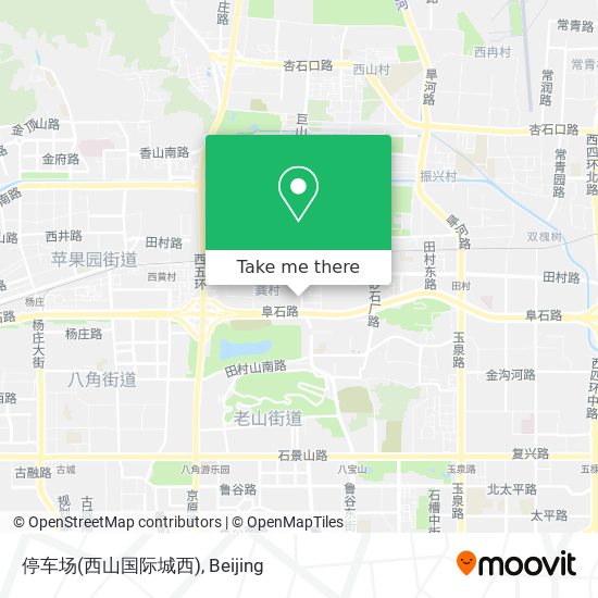 停车场(西山国际城西) map
