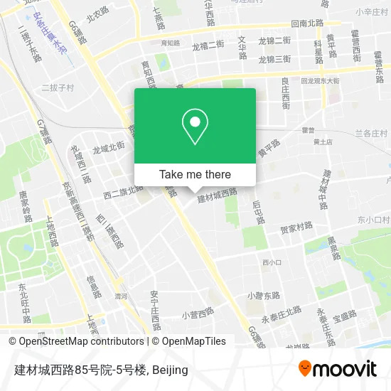 建材城西路85号院-5号楼 map