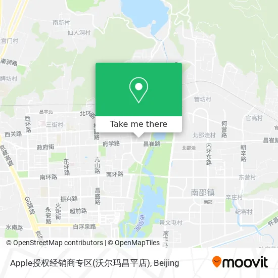 Apple授权经销商专区(沃尔玛昌平店) map